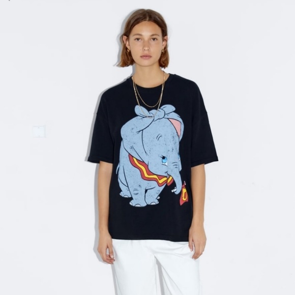 Nwt Zara Disney Dumbo Tshirt Blogger 